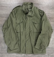 Giacca da campo vintage Alpha Industries M65 Medium Reg Og-107 cappotto clima freddo guscio