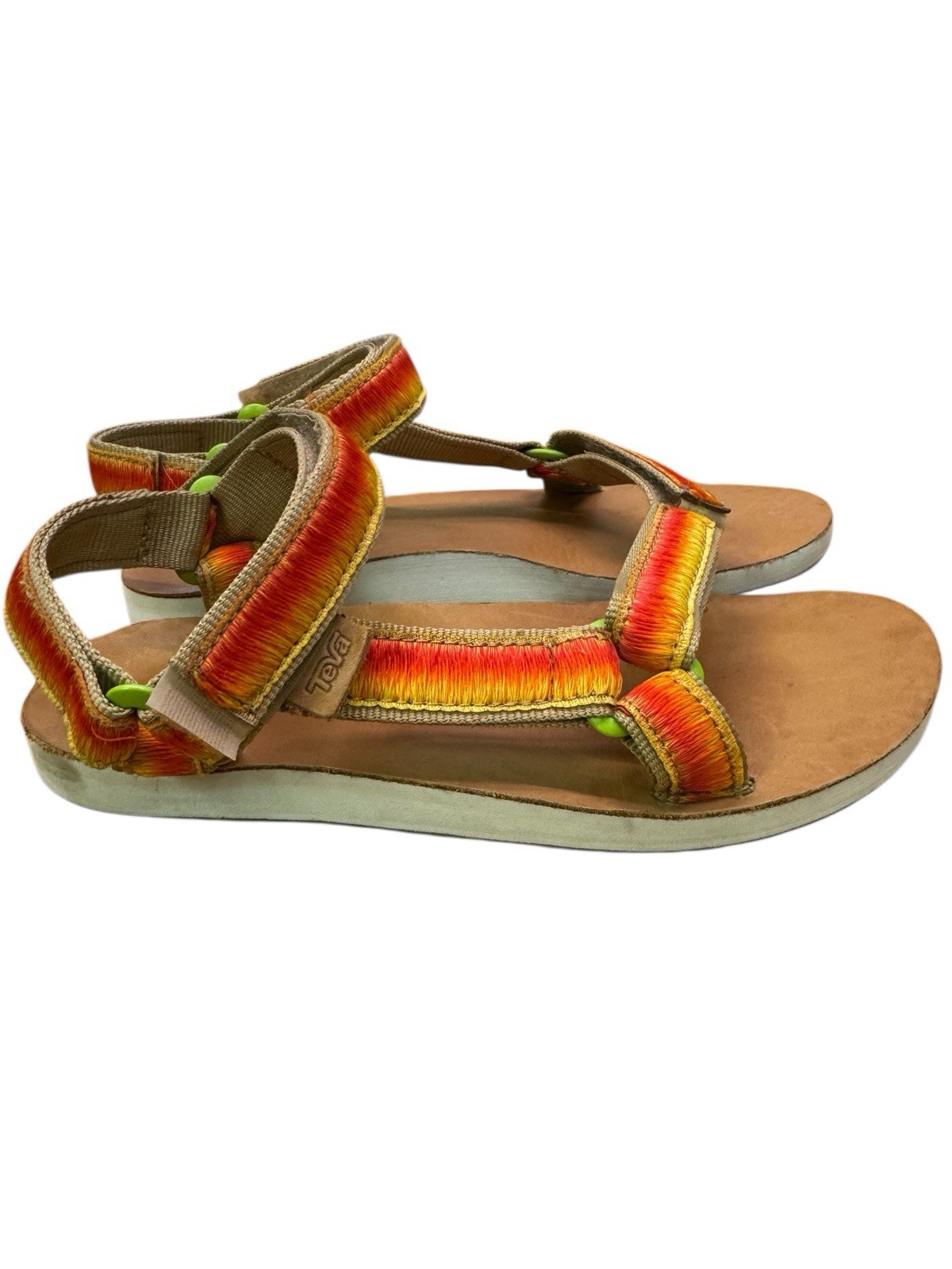 TEVA Women's Original Universal Ombre Orange/Yellow Sports Sandals Sz 7