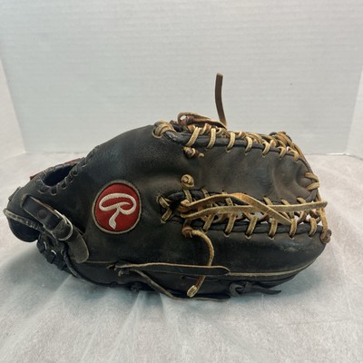 Rawlings Vintage 希少フルレザーモデル Vintage Rawlings Baseball Glove Made In USA Leather Black Right