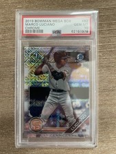 2019 Bowman - Chrome Prospects Marco Luciano #BCP-82 Mega Box Mojo Refractor...