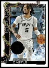 2025-26 Topps Holiday #H158 Stephon Castle