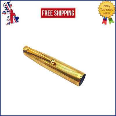 VINTAGE MABIE TODD SCHWAN FÜLLFEDERHALTER KAPPE NUR IN ROLLGOLD HERGESTELLT IN ENGLAND