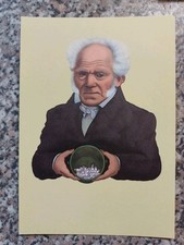 AK Nikolaus Heidelbach - Schopenhauer zum Vergn&uuml;gen Ansichtskarte ungelaufen