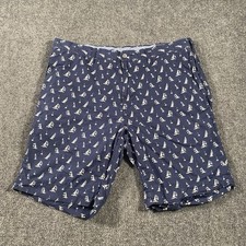 Polo Ralph Lauren Classic Fit Sailboat Nautical Golf Chino Shorts Mens Size 36