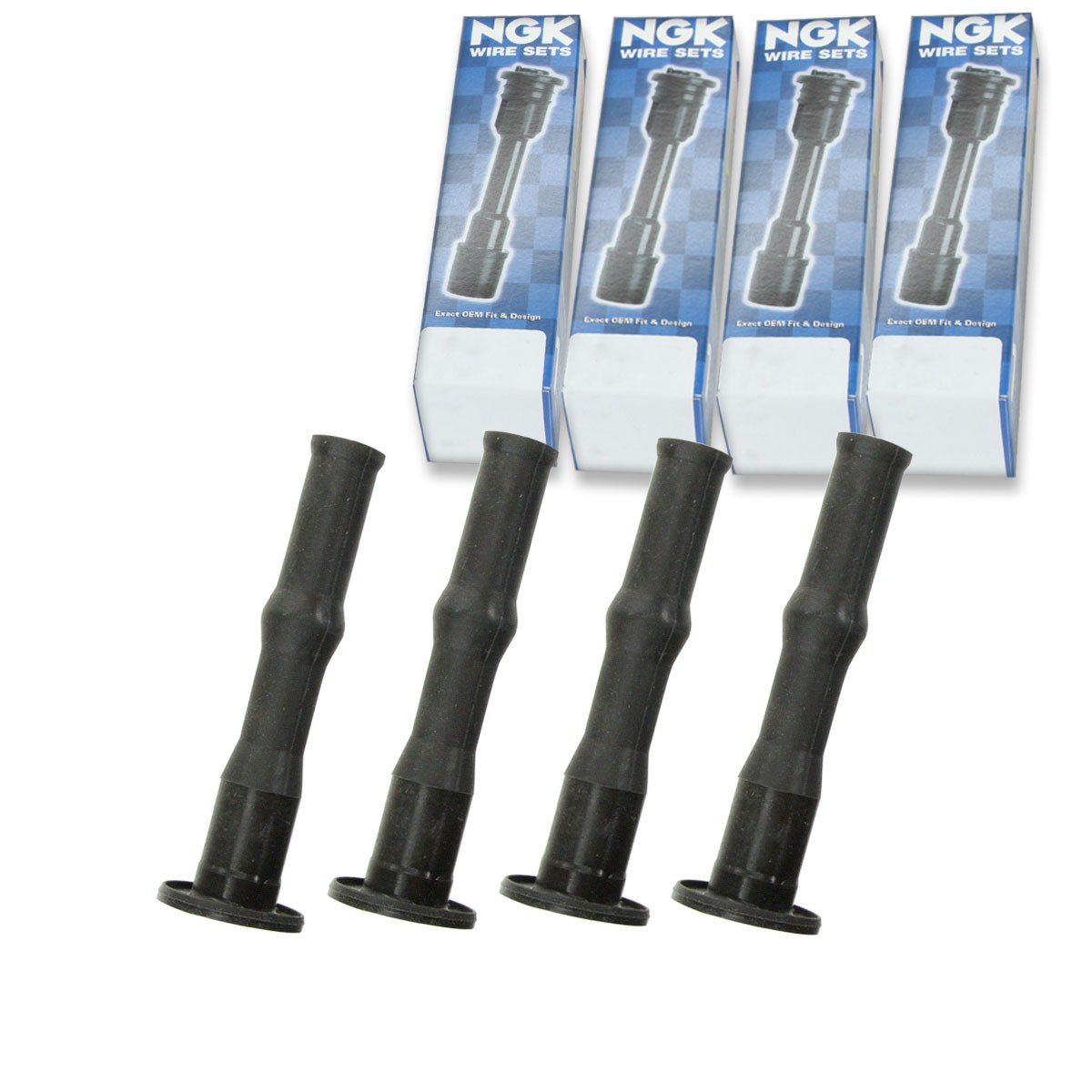 4 pc NGK 58935 CPB-T005 Ignition Coil Boots for SPP83E SPP83 SPB146 727436 zd
