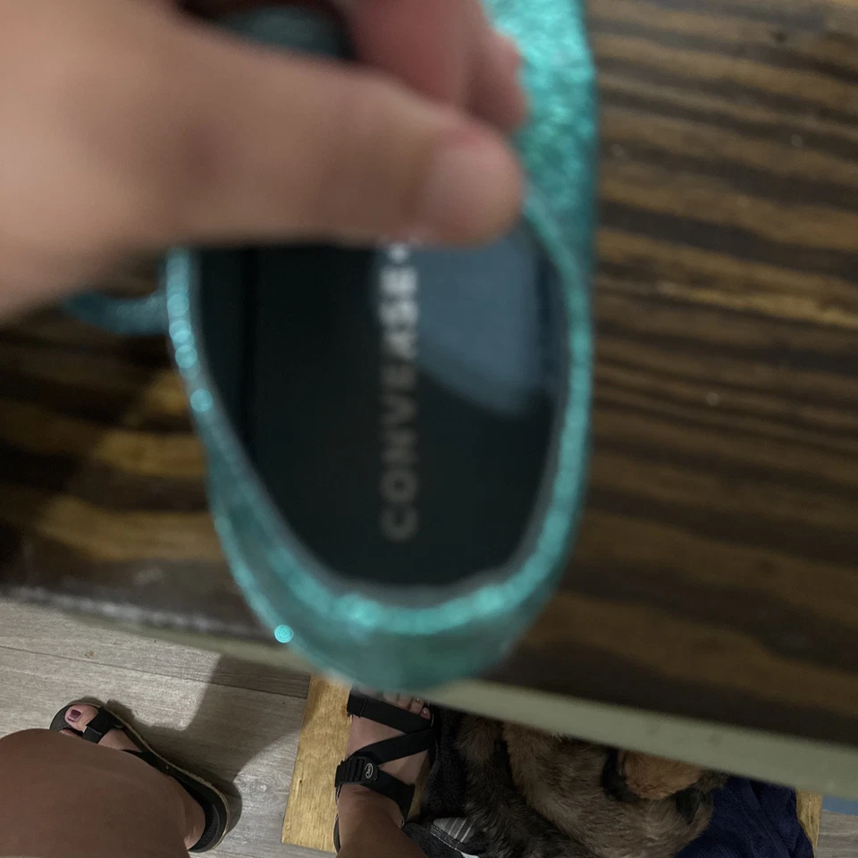 Zapatillas bajas Converse Niñas Chuck Taylor All Star Brillo Talla 3 #063 Foto 3 de 4