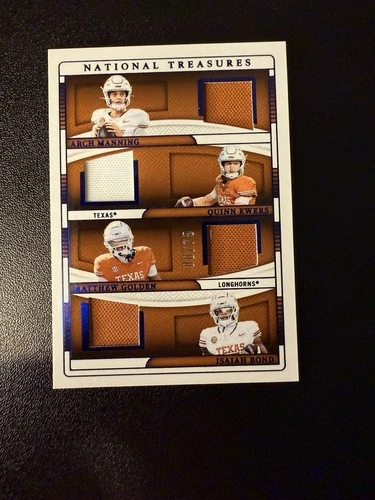 2025 National Treasures Arch Manning, Ewers, Golden, Bond Patch /75