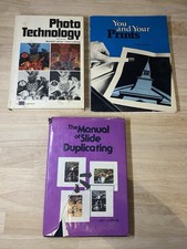 VTG 1970s Photography Book Lot - Photo Technology, Prints  Slide Duplicating