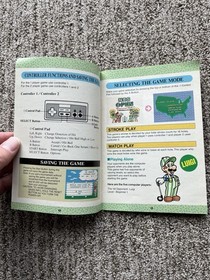 NES Open Tournament Golf (Nintendo NES, 1991) Manual Only