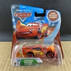 Disney Pixar Cars Lightning McQueen With Cone #127, 1/55 COMB SHIP $1