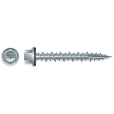 #10 x 1-1/2" Hi-HWH POLE GRIPPER SCREWS w/BONDED WASHER 2,500ct | PGA1024