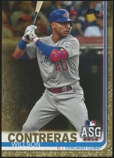 2019 Topps Update Baseball Willson Contreras GOLD 1013/2019 Chicago Cubs #US87