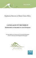 Tbd | Langage Et Musique | Taschenbuch | FranzöSisch (2014) | EME Editions