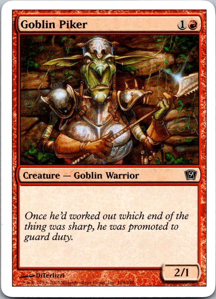 Goblin Piker (Spanish) - "Lancero trasgo" C PS11 #106 NM MTG Magic