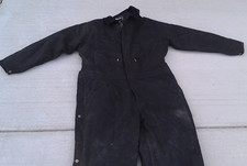 Walls Blizzard Pruf Ultra Insulated Coveralls Mens XL Regular Black Workwear