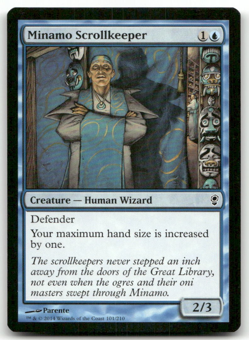 Minamo Scrollkeeper #101 (LP) Conspiracy CNS Magic MTG