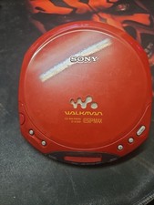 Sony Walkman ESP MAX Red Portable CD Player D...