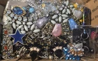 2 Lb Costume Jewelry VTG Modern Craft Junk Lot Wearable Untested Lot 58