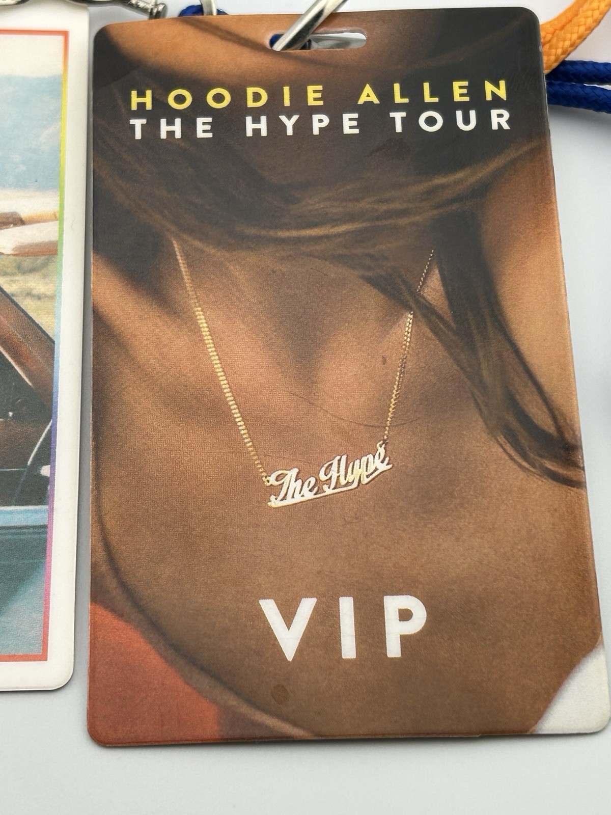 Lot of 5 VIP Laminates G-Eazy & Hoodie Allen Tour Passes 2015–2022 Signed Rap