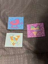 Lote de 3 imanes de nickelodeon Life Modern Life Hey Arnold Cat Dog Catdog
