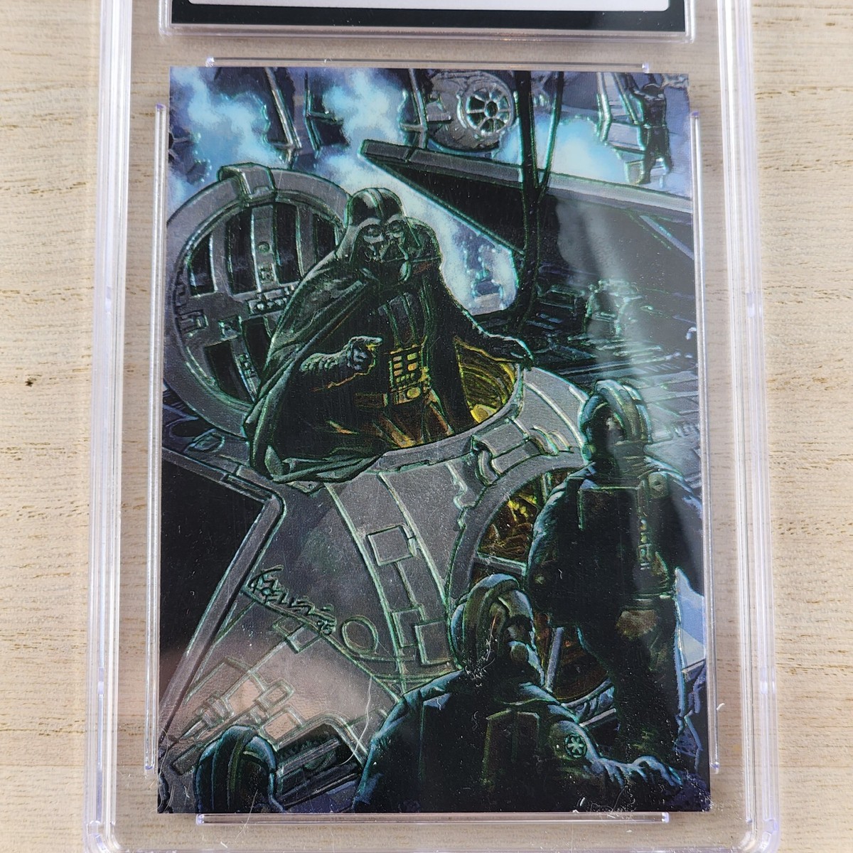 Star Wars Darth Vader Promotional Card #SWF2 1996 Topps Finest CGC