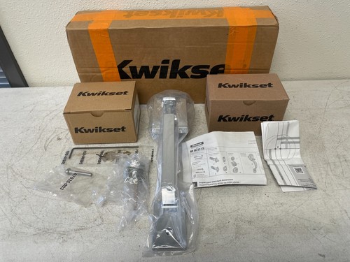 Kwikset 96870-085 - Dakota Handle and Lock Set (Exterior Only) - Satin Nickel