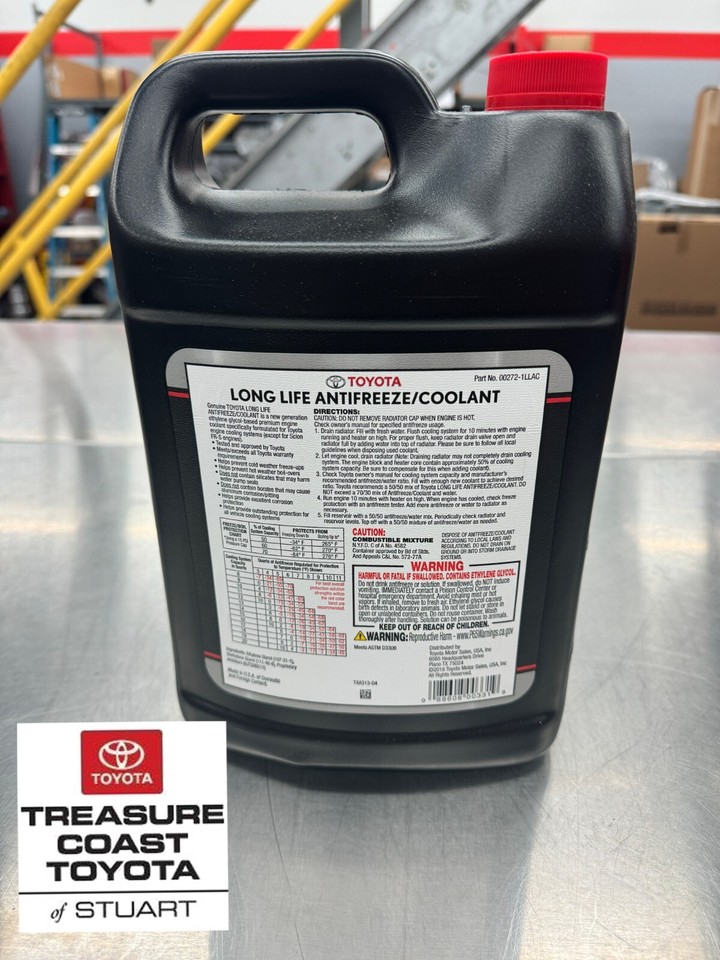 NEW OEM TOYOTA LONG LIFE ANTIFREEZE COOLANT 1 GALLON RED | eBay