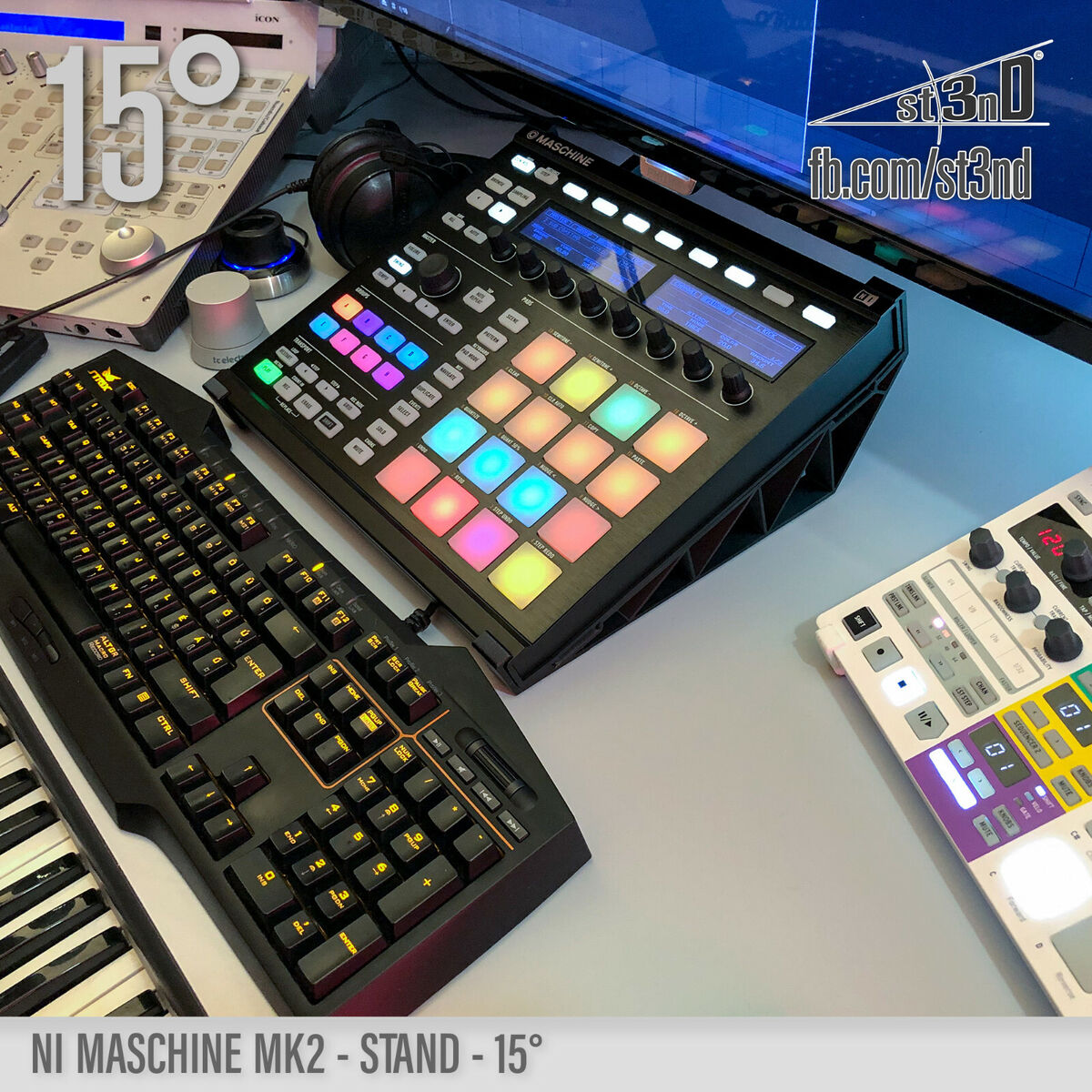 NI MASCHINE MK2 STAND - 15deg - 3D printed | eBay