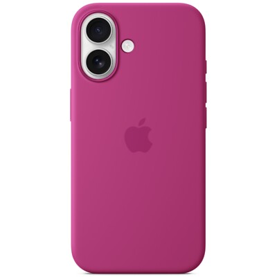 Original Apple iPhone 16 Silikon Case MYY53ZM/A Hülle MagSafe in Fuchsia OVP