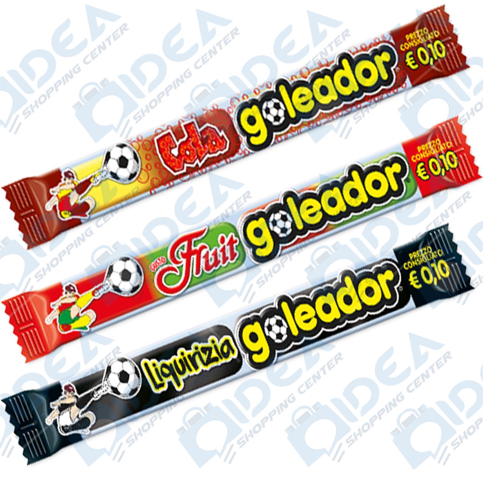 300 CARAMELLE GOMMOSE GOLEADOR 3 GUSTI MISTI COLA LIQUIRIZIA FRUTTA MIX  CLASSICO