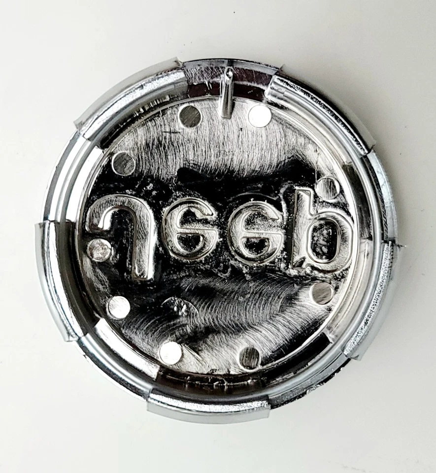 PACK de 2 tapas centrales cromadas de repuesto para tapacubos Jeep Grand Cherokee NO OEM Foto 4 de 4