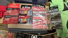  Sony HF 90 BASF FE I 60 TDK 60 Maxell  Xl II 60 Cassette Tapes Nos 