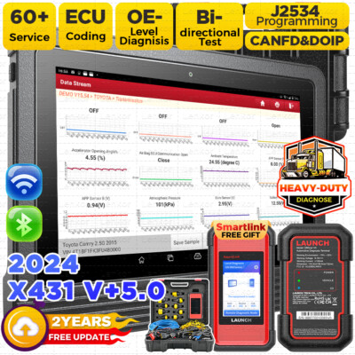 LAUNCH X431 PRO3S+ V5.0 Elite V+5.0 Smartlink C 2.0 OBD2 Diagnostic Scanner Tool