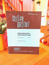 Noten  Willi Nagel    Orgel Studio  Erstes Sp...