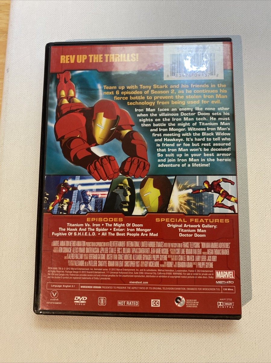 Iron Man Armored Adventures: Season 2 Volume 2 DVD | eBay