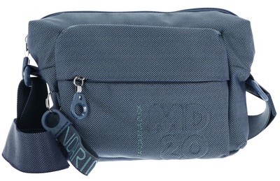 MANDARINA DUCK MD20 Small Zip Crossover Umhängetasche Tasche Blue Wing blaugrau