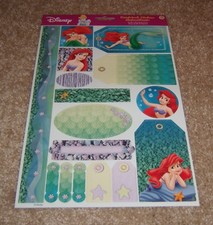 Sandylion Disney Cardstock Sticker Sheet  Ariel