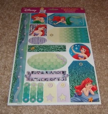 Sandylion Disney Cardstock Sticker Sheet ~ Ariel