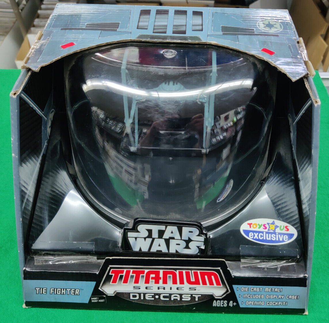 Star Wars Titanium Series Ultra Vehicles TIE Fighter Toys R Us
