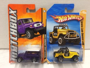Matchbox & Hot Wheels 1:64 Scale Toyota Land Cruiser FJ40 Lot of 2 | eBay