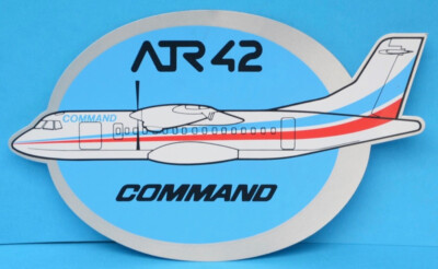 ATR 42 - COMMAND airline sticker aircraft