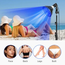 UV Tanning Lamp Body Facial Tanning Solarium Light Bronze Skin Color Sunless