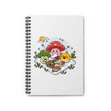 Cute Picnic Spiral Notebook - Whimsical Gift for Kids, Journaling, School