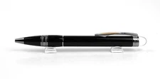 MONTBLANC STARWALKER MIDNIGHT BLACK BALLPOINT PEN 105657 CLIP ENGRAVING REMOVED