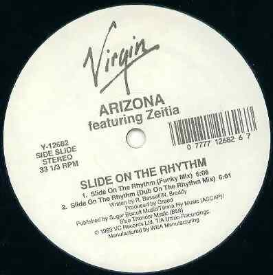 Arizona Featuring Zeitia Slide On The Rhythm Vinyl Single 12inch NEW OVP