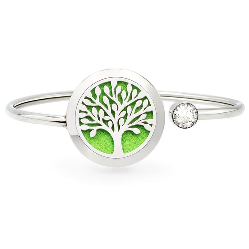 25mm  Rotatable Perfume Bangle Bracelet  Diffuser Essential Aromatherapy Locket - Picture 109 of 209