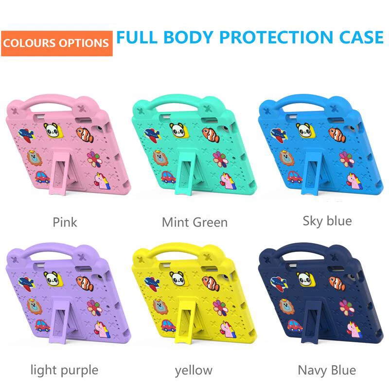 For iPad 9th 8th 7th 6th 5th Air 3rd Air Kids Case Shockproof Tablet Stand Cover - Image 2 of 4