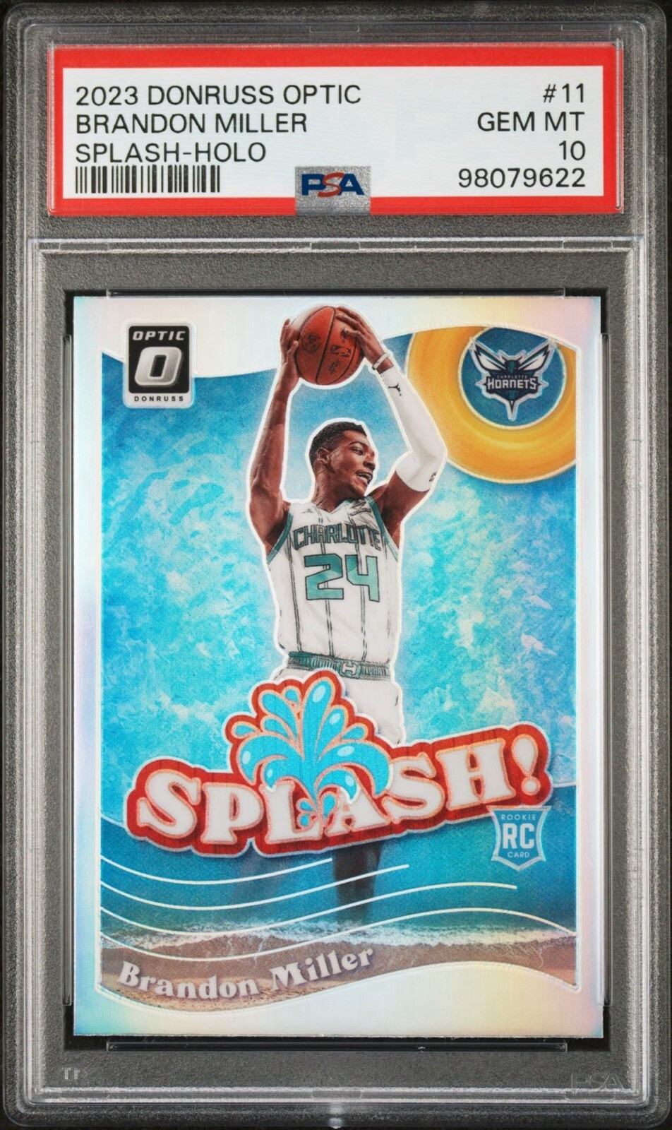 NBA DONRUSS OPTIC RC BRANDON MILLER AQUA