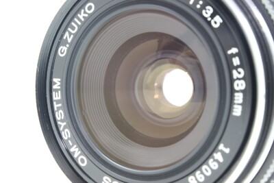 NEAR MINT 】 OLYMPUS G.ZUIKO AUTO-W 28mm F3.5 Wide Angle MF Lens