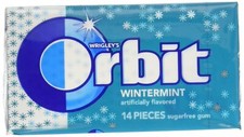 Orbit Wintermint Gum, 13.6 Oz, Box Of 12